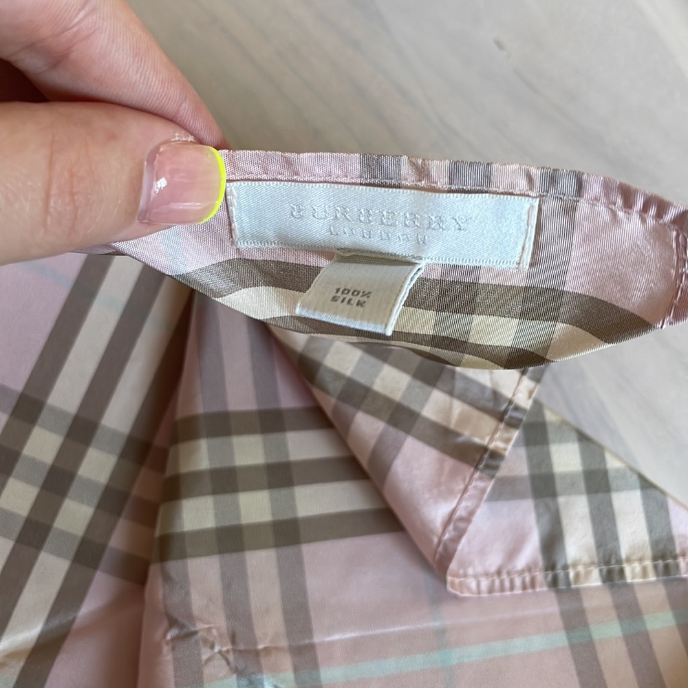 Silk Burberry Bandana